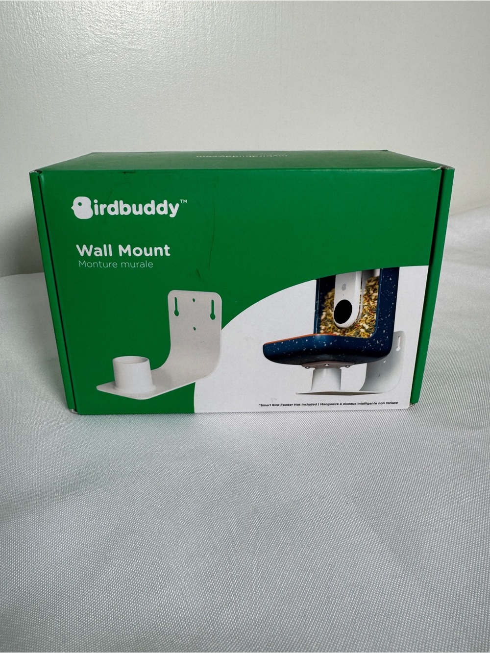 Birdbuddy Wall Mount in Green - Wall Decor Bird Feeder Accessory